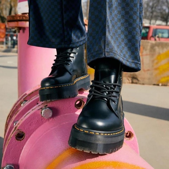 Dr. Martens Smooth Leather Jadon Boots - Picture 2 of 6